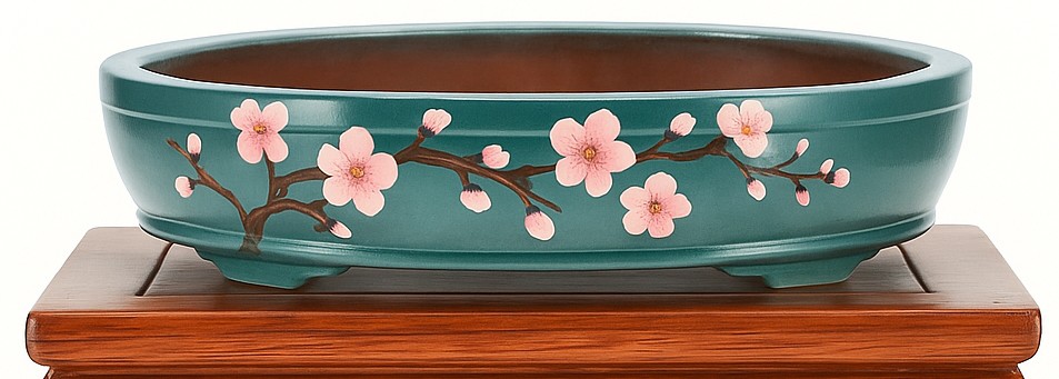 Oval bonsai pots